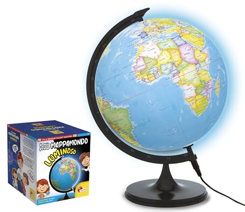 Lisciani Giochi I'm a Genius Il Mio Primo mappamondo Luminoso, 105519, Multicolore