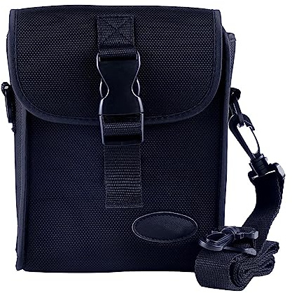 Fernglas-Tasche, -Tasche für Ferngläser, Ferngläser, Spiegeltasche, tragbar, kompakt, stoßdämpfend, weich, ele , stabil, Ox , verstellbare Riemen, 1 Stück., 1, Kompakt