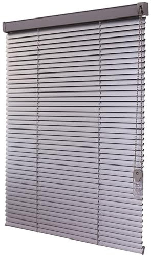 NIANXINN Jalousie Aluminium Silber,Jalousien Innen Ohne Bohren Lamellen-Rollo für Sicht-und Sonnenschutz,Verdunkelungs-Rollo,für Fenster & Türen,Anpassbar Farben,Breite x Höhe (50cm x 120cm)