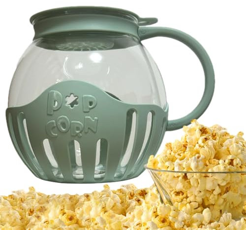 Machine À Pop Corn Pour Micro-Ondes, Bol À Pop-corn Pour Micro-ondes, Machine À Pop-corn, Pop-corn En Verre Pour Micro-ondes Dans Un Pop-corn Facile À Préparer, Passe Au Lave-vaisselle