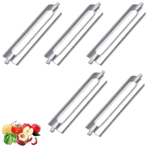 5 pezzi pelapatate Tupper, lame di ricambio per pelapatate, lama di ricambio per pelarancia, pelapatate per verdure e pelasparagi