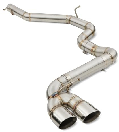Gravity Performance 3 Manifold Back Exhaust System Down Pipe Compatible With Audi TT | MK2 8J | 2.0 TDI Quattro | 2006-2014 Stainless Performance Exhaust System