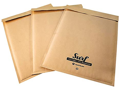 GoSecure Size H5 Surf Kraft Paper Mailer 270mmx360mm (Pack of 100) SURFH5K