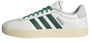 adidas Hombre VL Court Shoes, Core White/Collegiate Green/Court Green, 44 2/3 EU