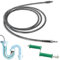 Rohrreinigungsspirale Abflussreiniger Ø 10mm x 3m Spirale Abfluss Rohrreinigung mit Manuellen, Adaptern Rohrreiniger, Spirale Abfluss Rohrreinigung, Reinigungshaken Spirale Zur Rohrreinigung