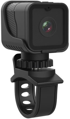 Sirxlevcy Mini Telecamera Impermeabile 1080P HD WiFi con Hotspot Portatile per Moto, Bicicletta, Registratore di Movimento DV