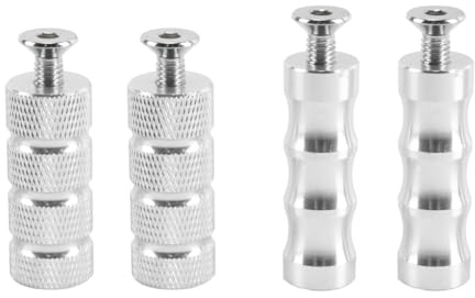 Durlo 2 Pairs Motorcycle Gear Lever Foot Pegs,CNC Brake Lever Foot Pedal, Rear Brake and Clutch Pedal Pegs for Motorcycle Modification