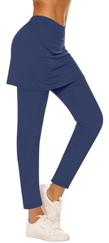 Leggings Jupe intégrée Femme été Mode Vacances Sport Yoga