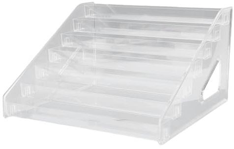 Ejoyous Organizer per Smalti per Unghie, Espositore per Smalti per Unghie in Acrilico Trasparente, 7 Livelli 12,2 Pollici, Spazio di Archiviazione per, Rossetti, Oli Essenziali, Occhiali da Sole (7