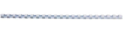 GBC CombBind Binding Combs, 14 mm, 125 Sheet Capacity, A4, 21 Ring, White, Pack of 100, 4028198