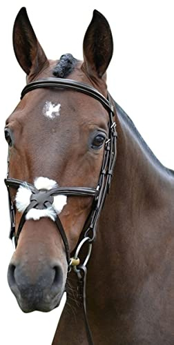 Y-H HY Mexican with Rubber Grip Reins Grackle Bridle Small Pony Brown
