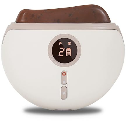 VRAIKO Outils Visage Gua Sha, Outil de Modelage du Visage, Masseur Électrique pour Visage avec Chaleur & Vibration & Anti-Âge, Lifting Facial, Réduction des Rides et des Gonflements (Lux)
