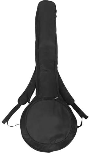 OFFSCH Waterproof Thickened Banjo Backpack Bag for 5-String Banjo Lightweight Portable Gig Bag for Outdoor Music Travel Storage