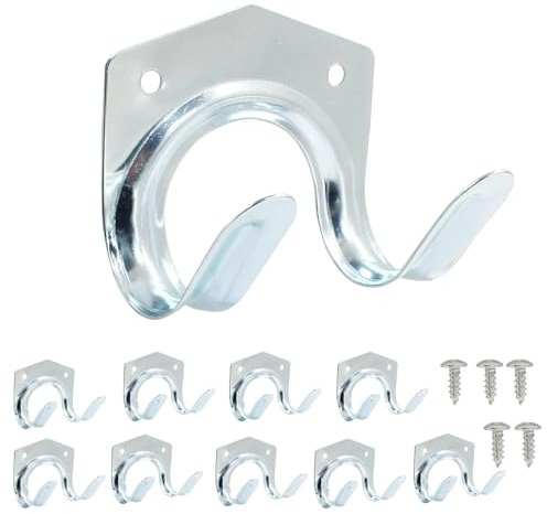 Coufce 10 Pack Tool Storage Hooks Wall Mounted