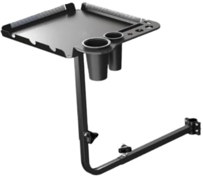 Salon Chair Attachment, Rotatable, Adjustable Length Height Barber Chair Tray for Various Combs