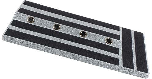 Compact Size Guitar Effect Pedal Board med Stort Utrymme för Pedalanslutning, Bärbart PE -material, Som Stöder Flera Pedaler för DIY -kul, Dölj Lätt Kablar för Prestanda (Svart