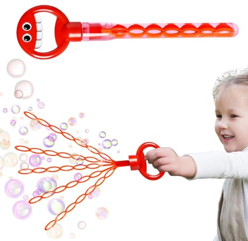 Jouet à Bulles - Kit de Fabrication de Grosses Bulles, d'extérieur Interactifs | Grand Bâton à Bulles, Articles de Fête d'anniversaire pour, Jeux de Plage, Jeu de Bulles Savonn