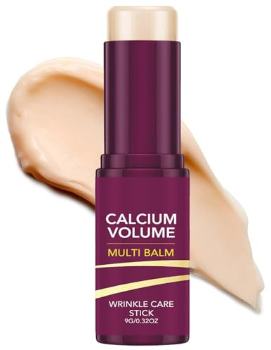 Calcium Volume Multi Balm, Bâton anti-âge Firming Skincare Stick, crayon anti-rides, crayon hydratant au collagène tout-en-un pour les yeux, le visage, le cou