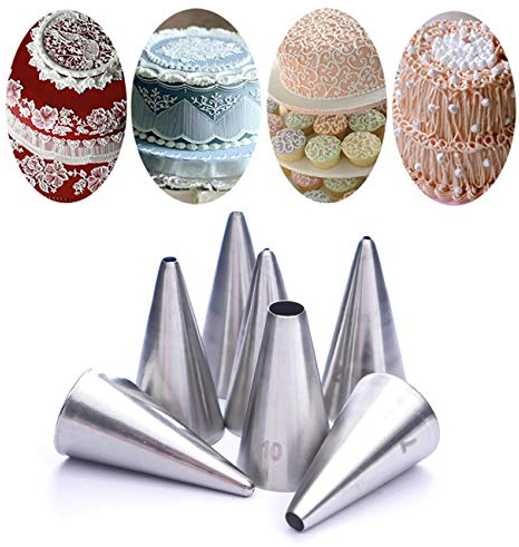 PhantomSky 7-Piece Set di Ugelli di Tubazioni Decorare la Vostra Torta con le Vostre Idee Meravigliose-Questo e il Perfetto Strumento Decorativo per gli Appassionati di Cucina