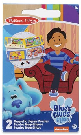 Melissa & Doug Blue's Clues & You! Take-Along Magnetic Jigsaw Puzzles, Multicolor, 33005