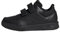 adidas Tensaur Hook and Loop Shoes Laufschuhe, Core Black/Core Black, 38 EU