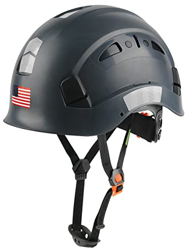 GREEN DEVIL Safety Helmet Hard Hat Adjustable Lightweight Vented ABS Work Helmet for Men and Women 6-Point Suspension ANSI Z89.1 Approved Ideal for Industrial & Construction
