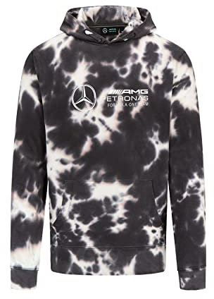 MERCEDES AMG PETRONAS Formula One Team - Tie-Dye-Hoodie - Grau - Männer - Größe: M