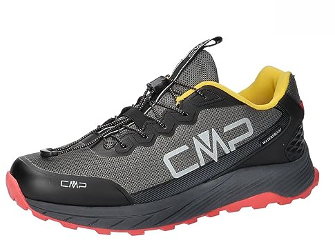 CMP PHELYX WP Multisport Shoes, Scarpe da Ginnastica Uomo, Nero-Flame, 44 EU