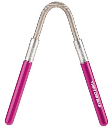 TWEEZERMAN Depilatore per il viso (leggera spiumatura, rimozione dei peli, epilatore a finitura liscia), rosa
