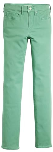 Levi's Damen 314 Shaping Straight Jeans Beryl Green, 29W / 32L