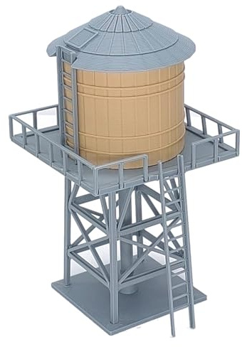 Outland Models Torre de agua ferroviaria (estilo madera) escala 1:87 HO