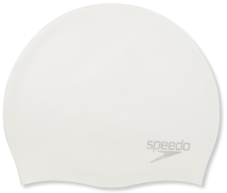 Speedo Plain Moulded Silicone Swimming Cap One Size