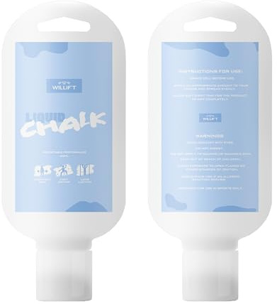 WILLIFT Liquid Chalk | 50ml | Ultra-Portable Design | Dominating Grip for Powerlifting, Rock Climbing, Bouldering, Gymnastics, CrossFit, Pole Dancing, Bodybuilding, PLUS More (50ml)