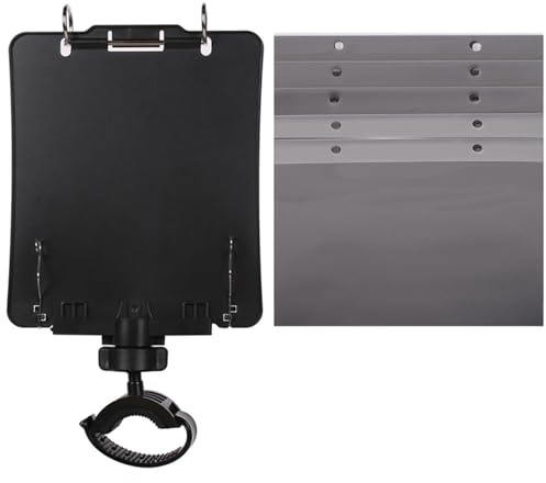 Supporto per fogli di metallo per tromba e trombone, morsetto sicuro portatile per uso interno ed esterno, clip per spartiti musicali leggeri