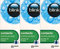 Blink Kontaktlinsen Beruhigend Augentropfen 10ml x 3 Packs