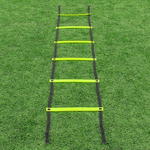FORZA Échelle de Vitesse l’Entraînement de Football – Entraînement d’Agilité et Coordination (3m o 6m) (3m – 6 Barreaux)