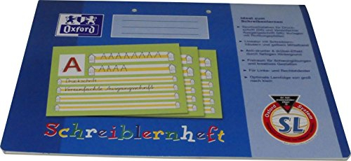 Oxford Schreiblernheft A4 quer Lineatur SL VE=16 Blatt (blau)