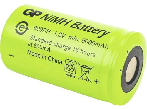 GP 301.900DH-C1 Batteries Batteria NiMh, D/Mono, 9000 mAh, 1.2V