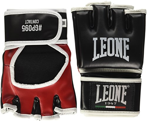 LEONE 1947, Kontakt MMA-Handschuhe, Unisex-Erwachsene, Schwarz, L, GP095