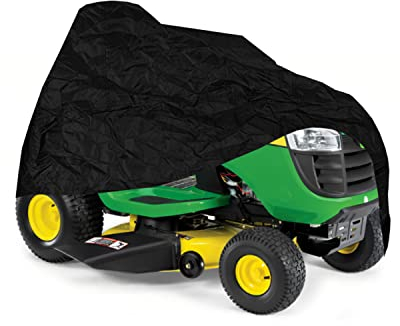 Bzsunway LP93917 Standard Riding Lawn Mower Cover Protective Heavy Duty Storage Waterproof lawn tractor cover For John Deere 100-X300 Series Tractors