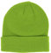 SHIPITNOW Limonengrün Herren oder Damen Wintermütze Einfarbig - Basic Strickmütze ohne Bommel - 100% Acryl Beanie- Einfaches und klassisches Mützen ohne Marke - Einheitsgröße