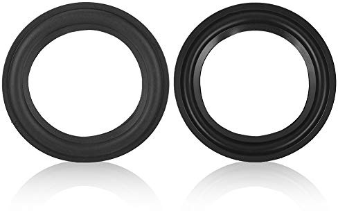 4 ''Altoparlante Surround Riparazione Subwoofer Schiuma Bordo Parte di Riparazione Woofer Sostituzione Altoparlante Nero Schiuma 6 Pollici 6 Pollici Sostituzione Ideale (4 pollici)