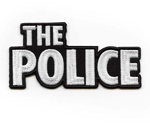 The Police Stryklapp (en storlek) (svart/grå)