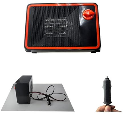 MACHSWON 24 V-350 W Autoheizung, Windschutzscheiben-Defroster, Heiz- und Kühllüfter mit Zigarettenanzünderbuchse