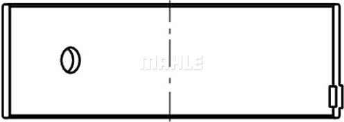 MAHLE ORIGINAL Coussinet de bielle Paire Coussinets De Vilebrequin 227 PL 21858 000