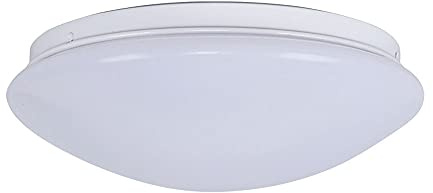 La Luce Bianca Non è Regolabile Plafoniera a LED da Incasso ad Arco Bianco Illuminazione a soffitto Semplice con Paralume in Acrilico Lampada da soffitto Illuminazione soffusa Senza Aree Scure Appar
