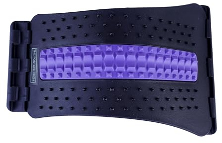 OR8 Wellness Masajeador de postura para relajación de espalda y alivio del dolor, soporte lumbar, equipo de estiramiento de fitness, ajustable y portátil