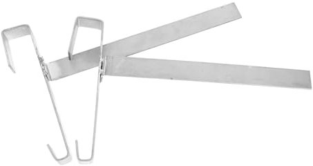 ‌Kisangel 2Er-Set Edelstahl Bienenstock Rahmenhalter, Abnehmbarer StäNder FüR Imkerei Werkzeuge Zur Wabenrahmen Organisation, Praktisches ZubehöR FüR Imker