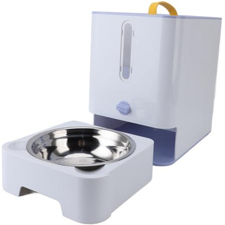 Brrnoo Dog Food Storage Container, Pet Food Storage Containers Dog Food Bin with Stainless Steel Bowl Cat Dog Treat Container Bin for Dry Dog Food, Cat Food, Bird Seed,