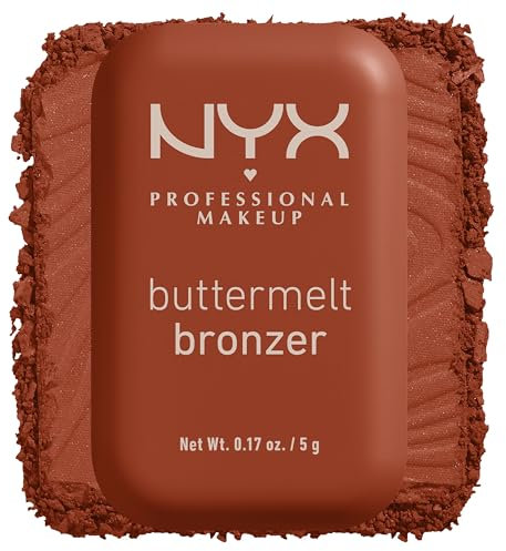 NYX Professional Makeup Bronzer in Polvere, Per un Look Abbronzato e Baciato dal Sole, Tenuta Fino a 12H, Resiste alle Sbavature, No Transfer, Buttermelt Bronzer, Tonalità: 07.5 Butta Match, 5 g